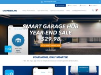 Desktop screenshot for chamberlain.com