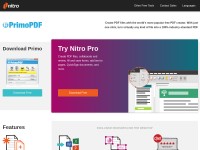 Desktop screenshot for primopdf.com