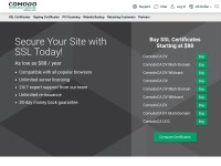 Desktop screenshot for comodoca.com