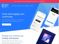 Desktop screenshot for customchurchapps.com