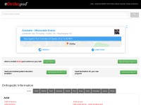 Desktop screenshot for eorthopod.com