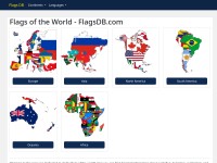 Desktop screenshot for flagsdb.com