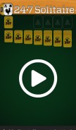 How 247solitaire.com looks like on a mobile device such as an iPhone.