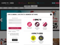 Desktop screenshot for epictv.com
