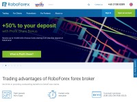 Desktop screenshot for roboforex.com