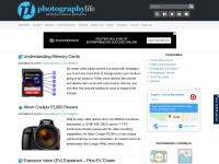 Desktop screenshot for photographylife.com