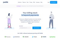 Desktop screenshot for paddle.com