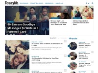 Desktop screenshot for tosaylib.com