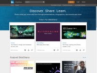 Desktop screenshot for slideshare.com