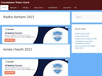 Desktop screenshot for countdowntimerclock.com