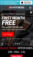 How 24hourfitness.com looks like on a mobile device such as an iPhone.