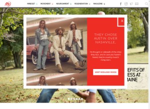 How 24life.com looks like on a tablet such as an iPad.