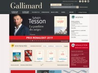 Desktop screenshot for gallimard.fr