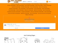 Screenshot of lang.just-coloring-pages.com