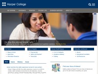 Desktop screenshot for harpercollege.edu