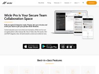 Desktop screenshot for wickr.com