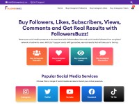 Desktop screenshot for followersbuzz.co