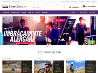 Desktop screenshot for sportguru.ro