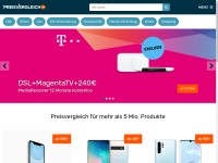 Desktop screenshot for preisvergleich.de