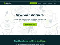 Desktop screenshot for granify.com