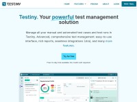 Desktop screenshot for testiny.io