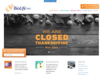 Desktop screenshot for biolifeplasma.com