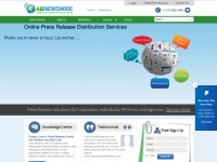 Desktop screenshot for abnewswire.com