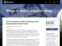Desktop screenshot for wagehourlitigation.com