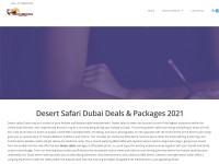 Desktop screenshot for dubaidesertsafari.com
