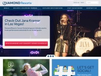 Desktop screenshot for diamondresorts.com