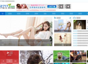 How 2717.com looks like on a tablet such as an iPad.