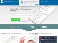 Desktop screenshot for schaeffersresearch.com