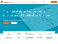 Desktop screenshot for fieldnation.com