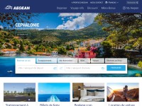 Desktop screenshot for aegeanair.com