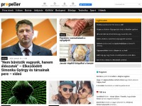 Desktop screenshot for propeller.hu