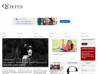 Desktop screenshot for thequietus.com
