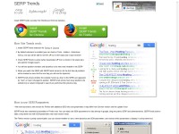 Desktop screenshot for serptrends.com