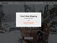 Desktop screenshot for patagonia.com