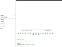 Desktop screenshot for lyricsreg.com