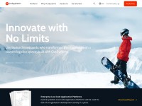 Desktop screenshot for outsystems.com
