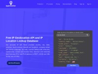 Desktop screenshot for ipgeolocation.io