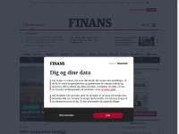 Desktop screenshot for finans.dk
