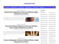 Desktop screenshot for biographypen.blogspot.com