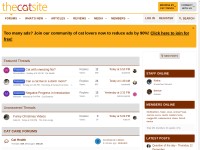 Desktop screenshot for thecatsite.com