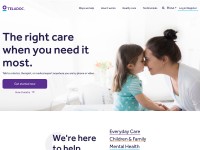 Desktop screenshot for teladoc.com