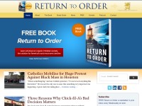 Desktop screenshot for returntoorder.org