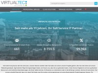 Desktop screenshot for virtualtec.ch