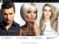 Desktop screenshot for superhairpieces.com