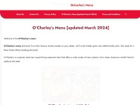 Desktop screenshot for ocharleys-menu.website