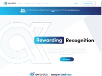 Desktop screenshot for awardco.com
